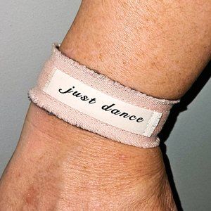 Just Dance Bracelet Art Music Jewelry Song Lyrics Gift Inspirational Comfy Cuff